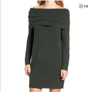 BP Off-the-Shoulder Sweater dress